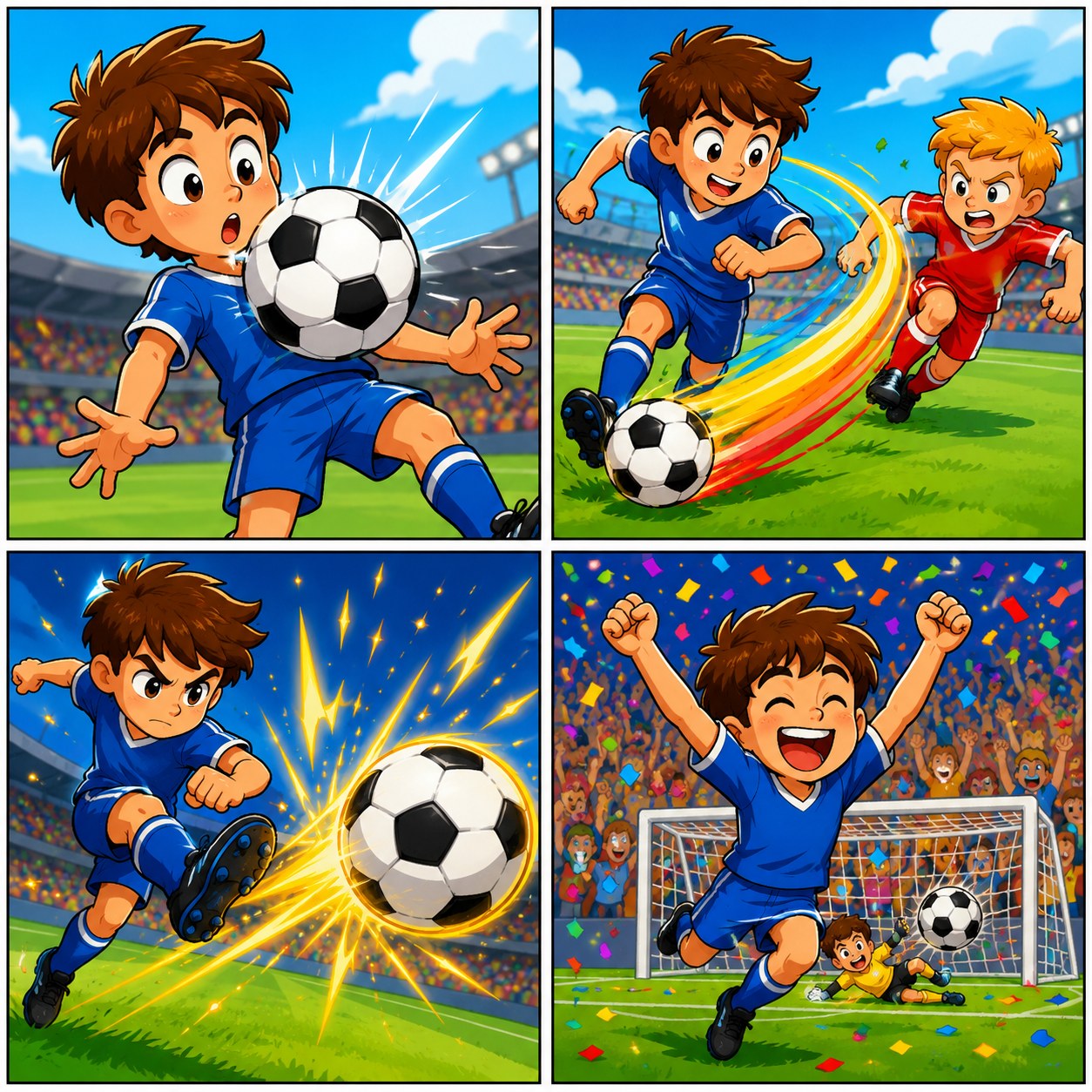 Style Cartoon — BD football